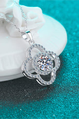 1 Carat Moissanite 925 Sterling Silver Necklace - Admiresty
