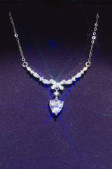 1 Carat 925 Sterling Silver Moissanite Necklace - Admiresty
