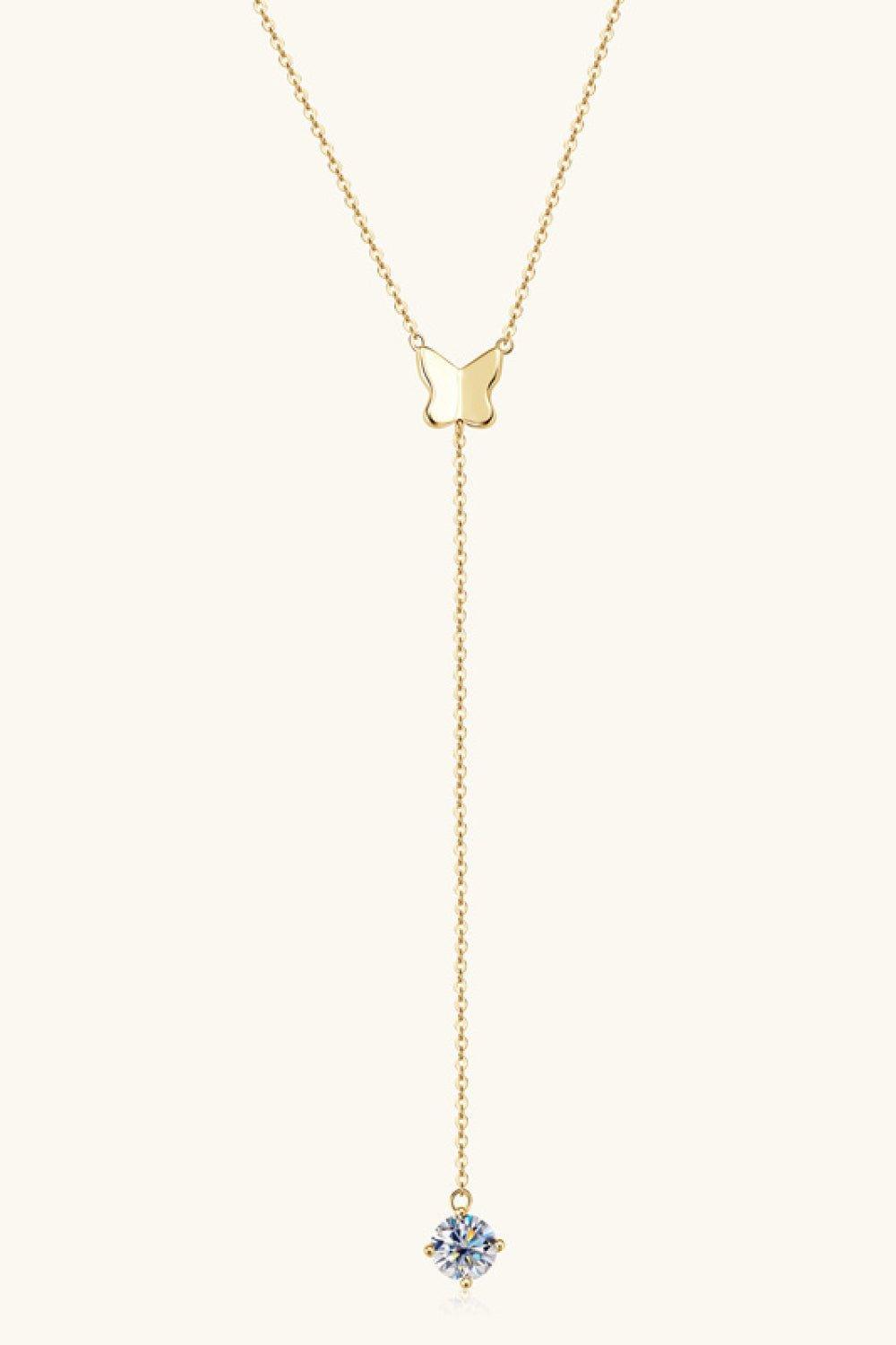 1 Carat Moissanite 925 Sterling Silver Necklace - Admiresty