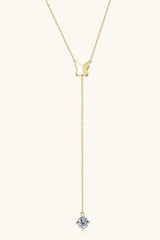 1 Carat Moissanite 925 Sterling Silver Necklace - Admiresty
