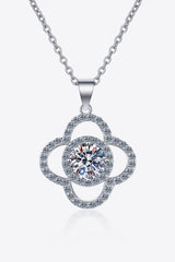 1 Carat Moissanite 925 Sterling Silver Necklace - Admiresty