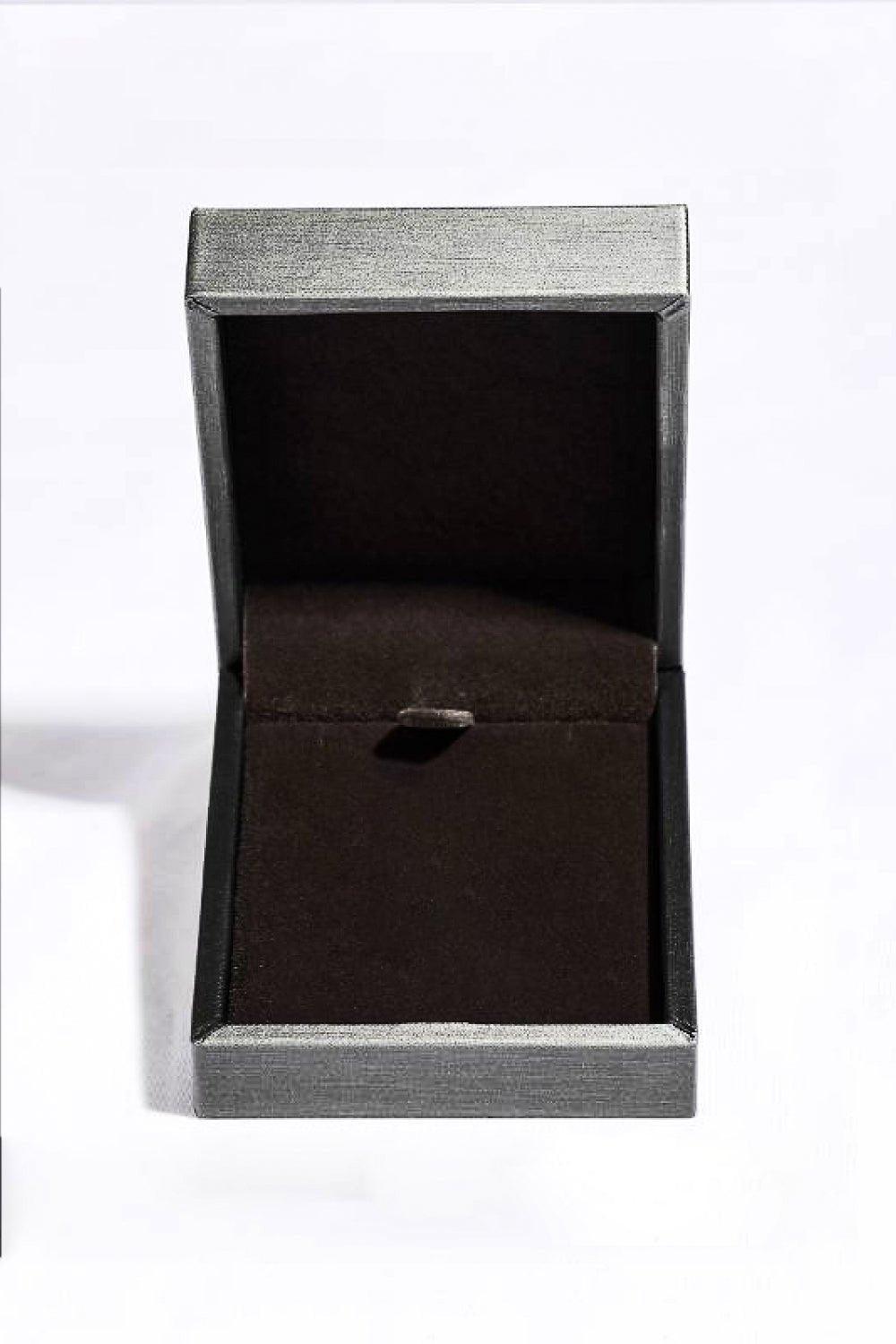 Adored 1 Carat Moissanite Pendant 925 Sterling Silver Necklace - Admiresty
