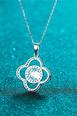 1 Carat Moissanite 925 Sterling Silver Necklace - Admiresty