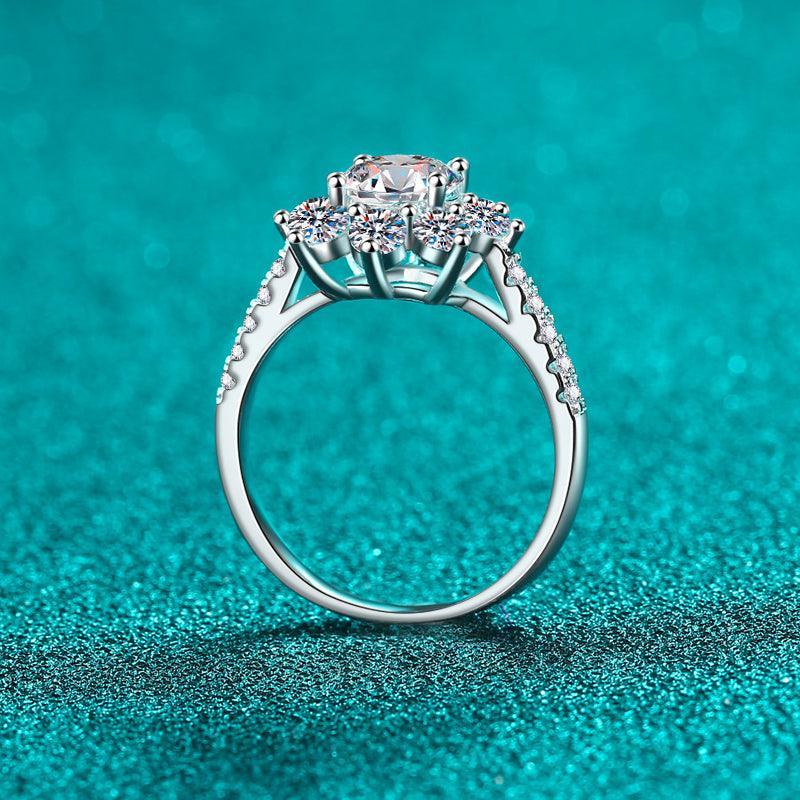 1 Carat Moissanite 925 Sterling Silver Ring - Admiresty