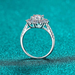 1 Carat Moissanite 925 Sterling Silver Ring - Admiresty